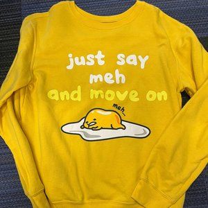 Gudetama Sweatshirt Medium